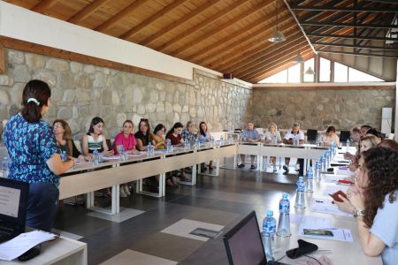 Workshop at the Summer Academy 2022 for tutors in Georgia | Photo: DVV International Georgia