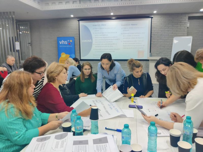 Workshop for tutors in Moldova I Photo: DVV International Moldova