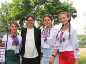 Ukrainian prizewinners with Andrea Stohr from the Embassy of the Federal Republic of Germany | Photo: DVV International Ukraine