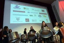 Fitzalan High School Steel Band provided musical entertainment | Photo: Welsh Heritage Schools Initiative