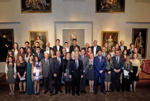 Award winners and committee of the 9th Iberian History Competition | Photo: Juan Jesús