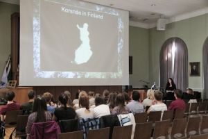 Presentation about the Fennoswedes | Photo: Tina Gotthardt