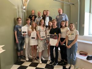 Danish prize winners and competition organisers 2020/2021 | Photo: Danish History Teachers' Organisation for Secondary Schools