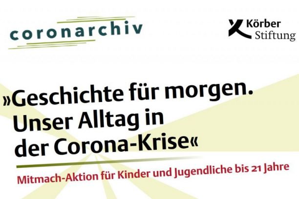 Initiative in Germany: Tomorrow´s History - Everyday Life in Times of Corona | Photo: Körber-Stiftung
