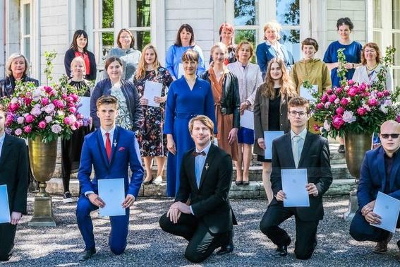 Reception of Estonian prize winners 2019/2020 by Estonian President Kaljulaid | Photo: The Office of the President of the Republic of Estonia/Mattias Tammet