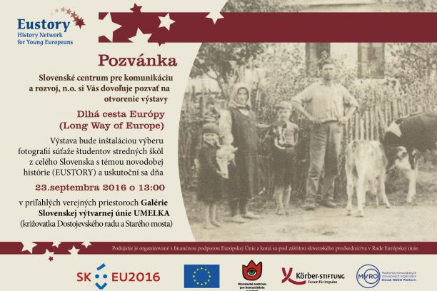 Announcement of Photo Exhibition | Photo: Slovak Centre for Communication and Development