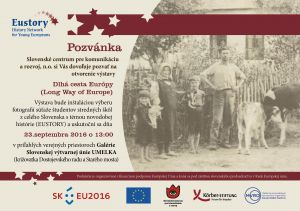 Announcement of Photo Exhibition | Photo: Slovak Centre for Communication and Development