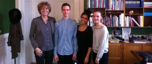Danish Education Minister Christine Antorini with winners of the competition | Photo: Education Ministry