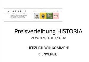 Swiss Award Ceremony welcome slide | Photo: HISTORIA