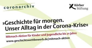 New Initiative in Germany: Tomorrow’s History - Everyday Life in Times of Corona | Photo: Körber-Stiftung