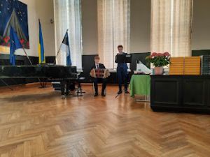 Musical accompaniment at the Estonian award ceremony I Photo: The Estonian History and Civics Teachers’ Association