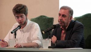 Professor Waleed Saleh (right), U of Madrid | Photo: TIna Gotthardt